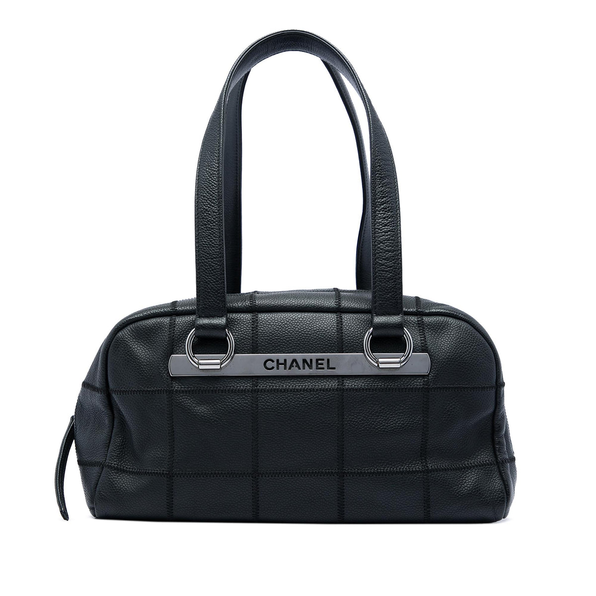 Chanel Chocolate Bar Caviar Shoulder Bag