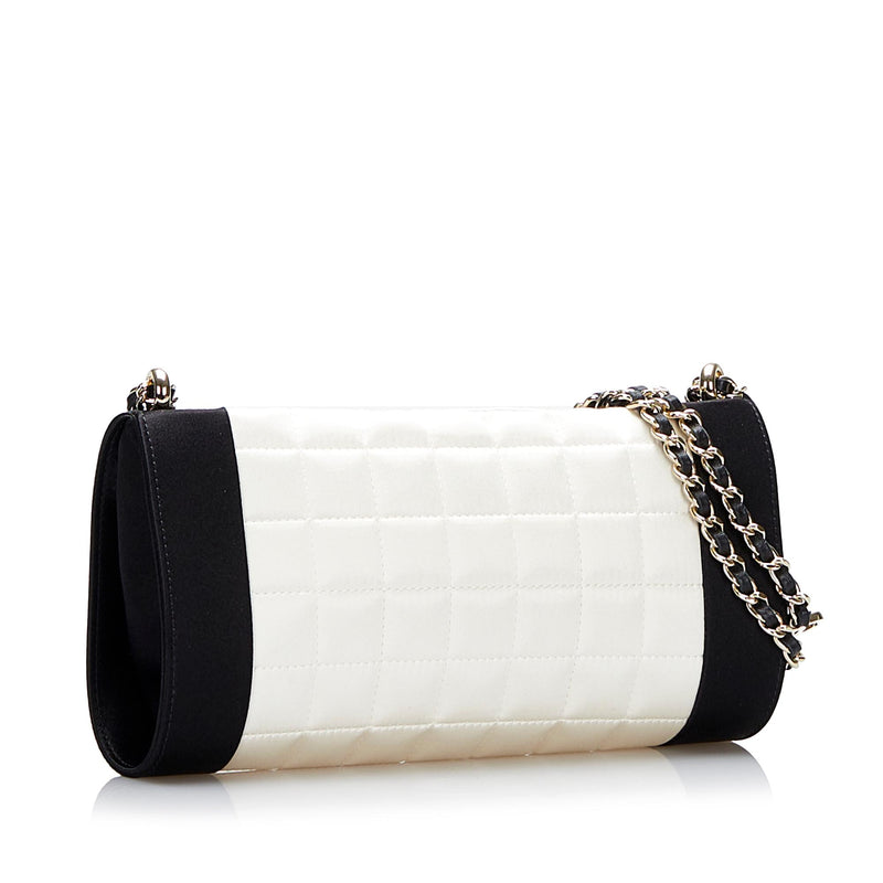 Chanel Black Chocolate Bar Shoulder Bag