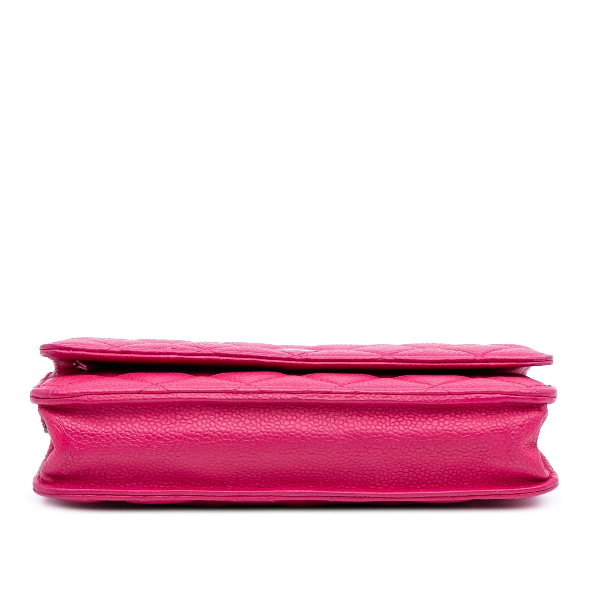 Chanel Classic Caviar Wallet On Chain