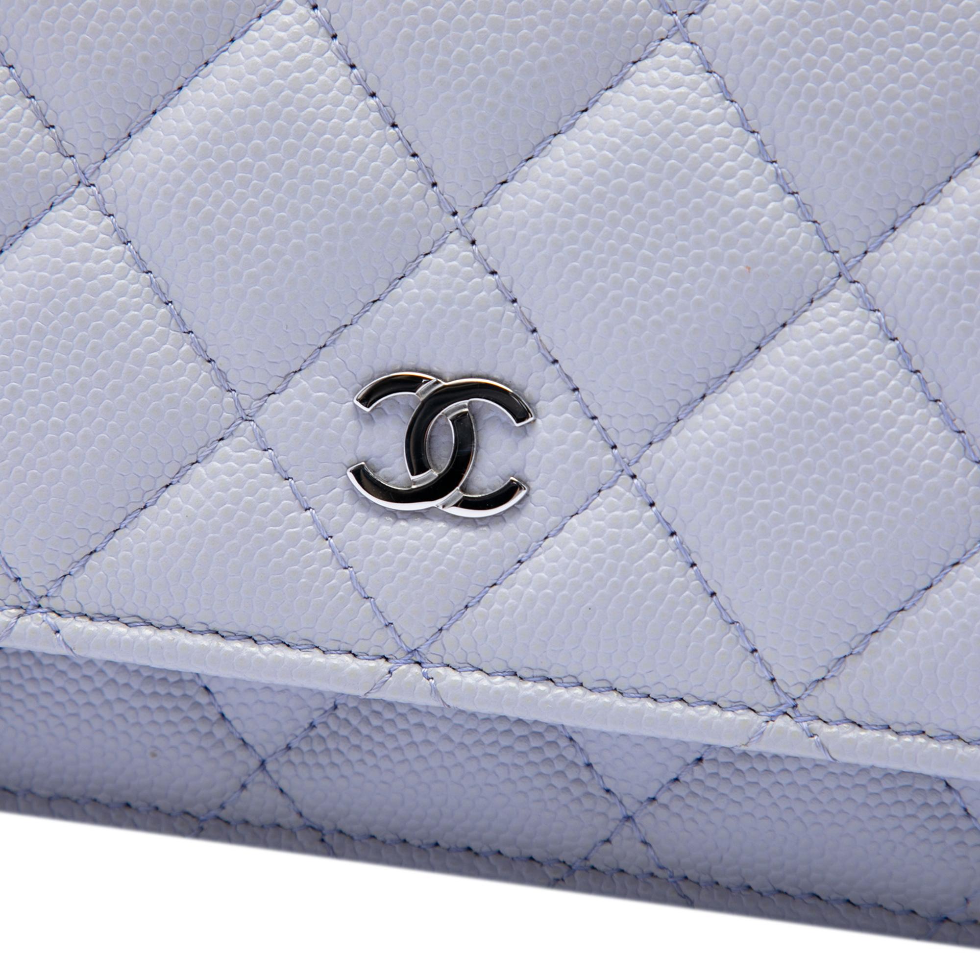Chanel Classic Caviar Wallet On Chain