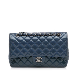 Chanel Classic Medium Patent Leather Double Flap Bag (SHG-h5NmoX)