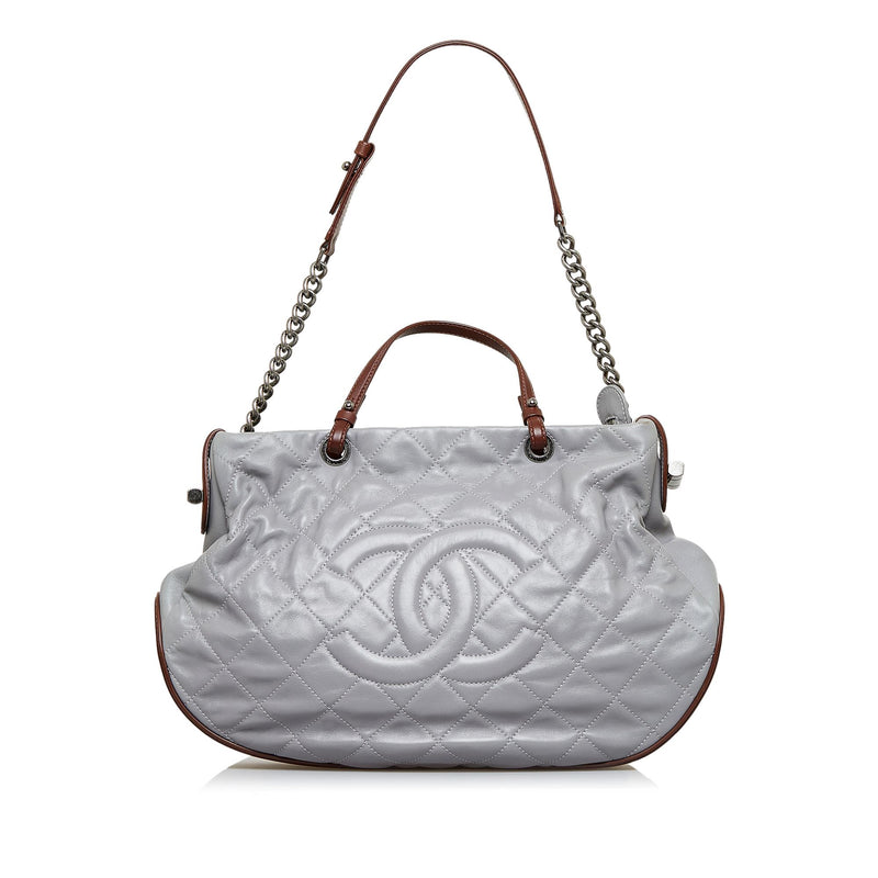 Chanel Country Chic Leather Satchel SHG nNsMi9 LuxeDH