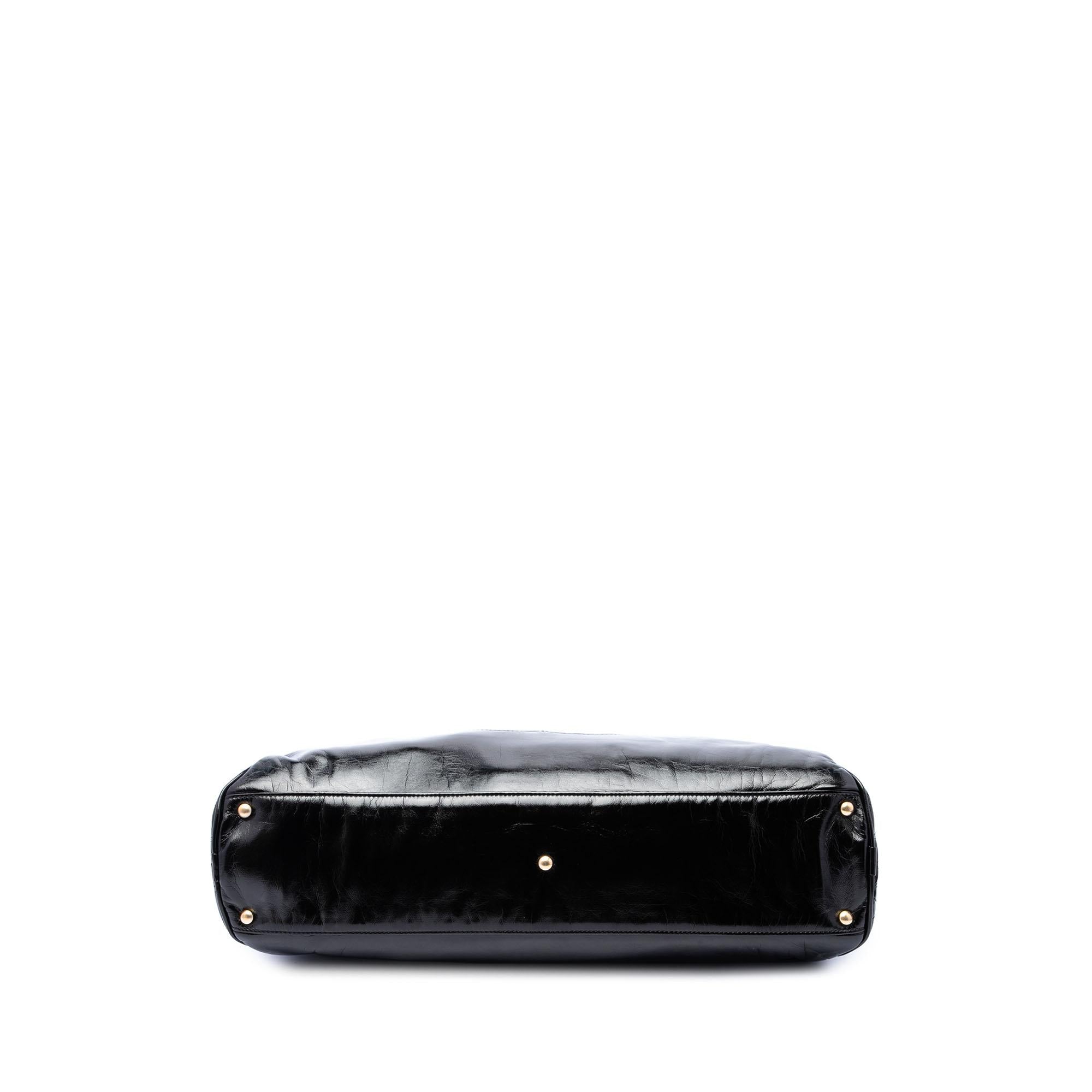 Chanel Crinkled Patent Rodeo Drive Tote