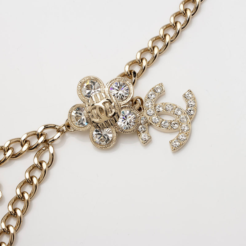 Chanel Crystal CC Flower Chain Belt - Size OS (SHF-ahFxQv) – LuxeDH