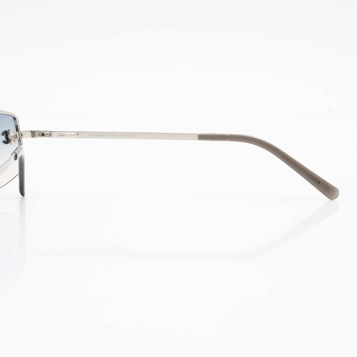 Chanel Crystal CC Rimless Sunglasses