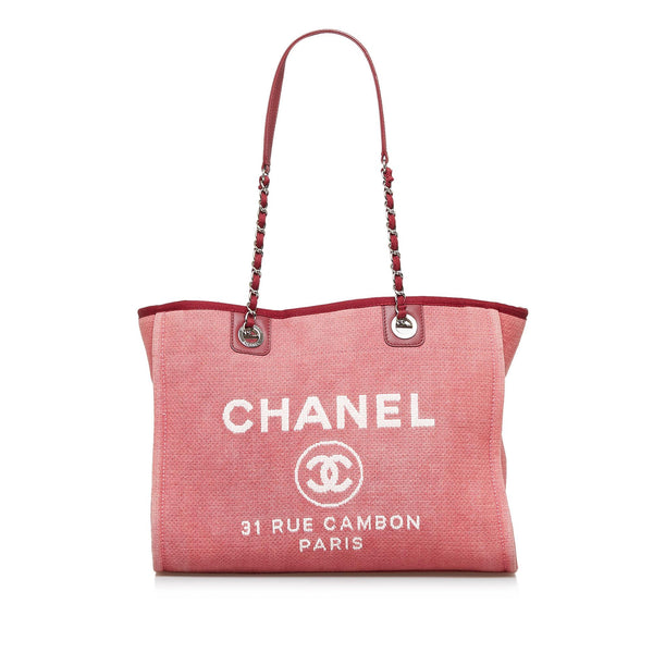 Chanel Small Deauville Tote Bag (SHG-iAZcBg) – LuxeDH