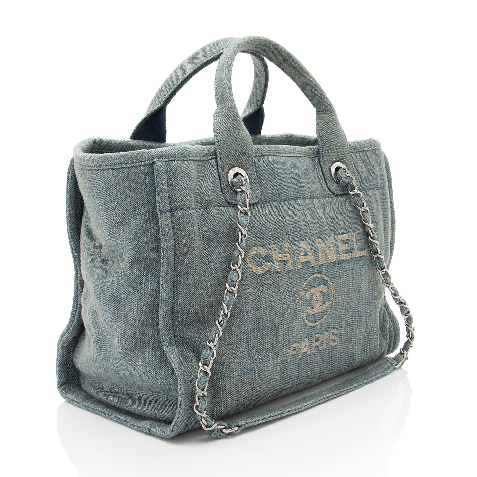 Chanel Denim Deauville Small Tote