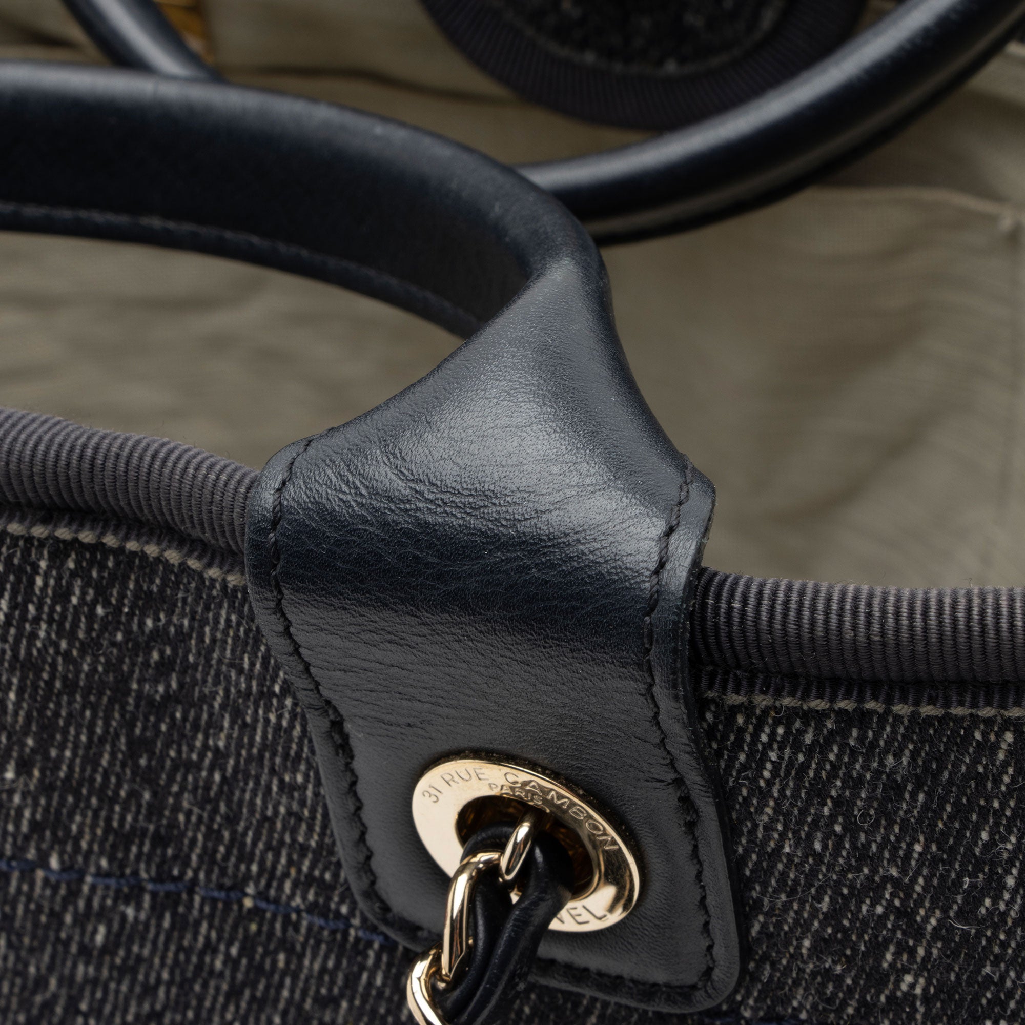 Chanel Denim Deauville Small Tote