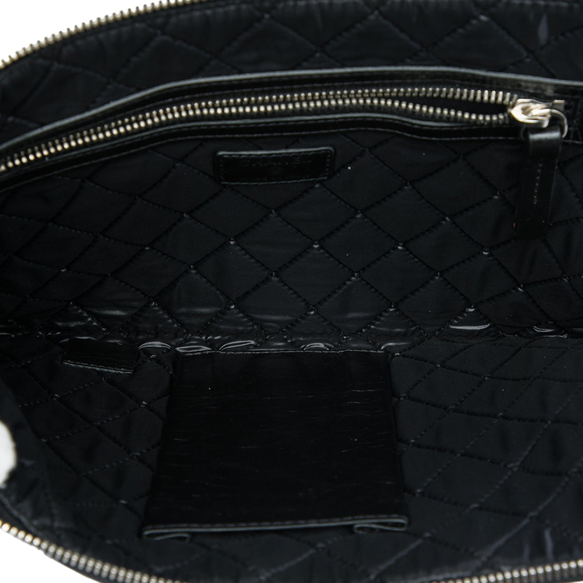 Chanel Distressed Calfskin Je Ne Suis Pas En Solde Clutch