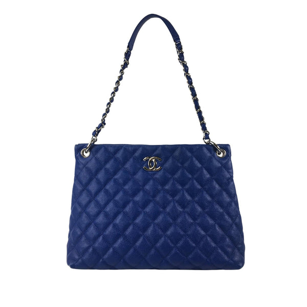 Chanel Easy Caviar Leather Tote Bag (SHG-NcKubb)