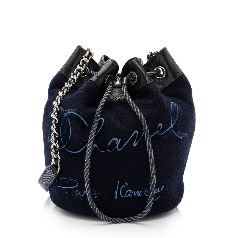 Chanel Paris- Hamburg Drawstring Bucket Bag