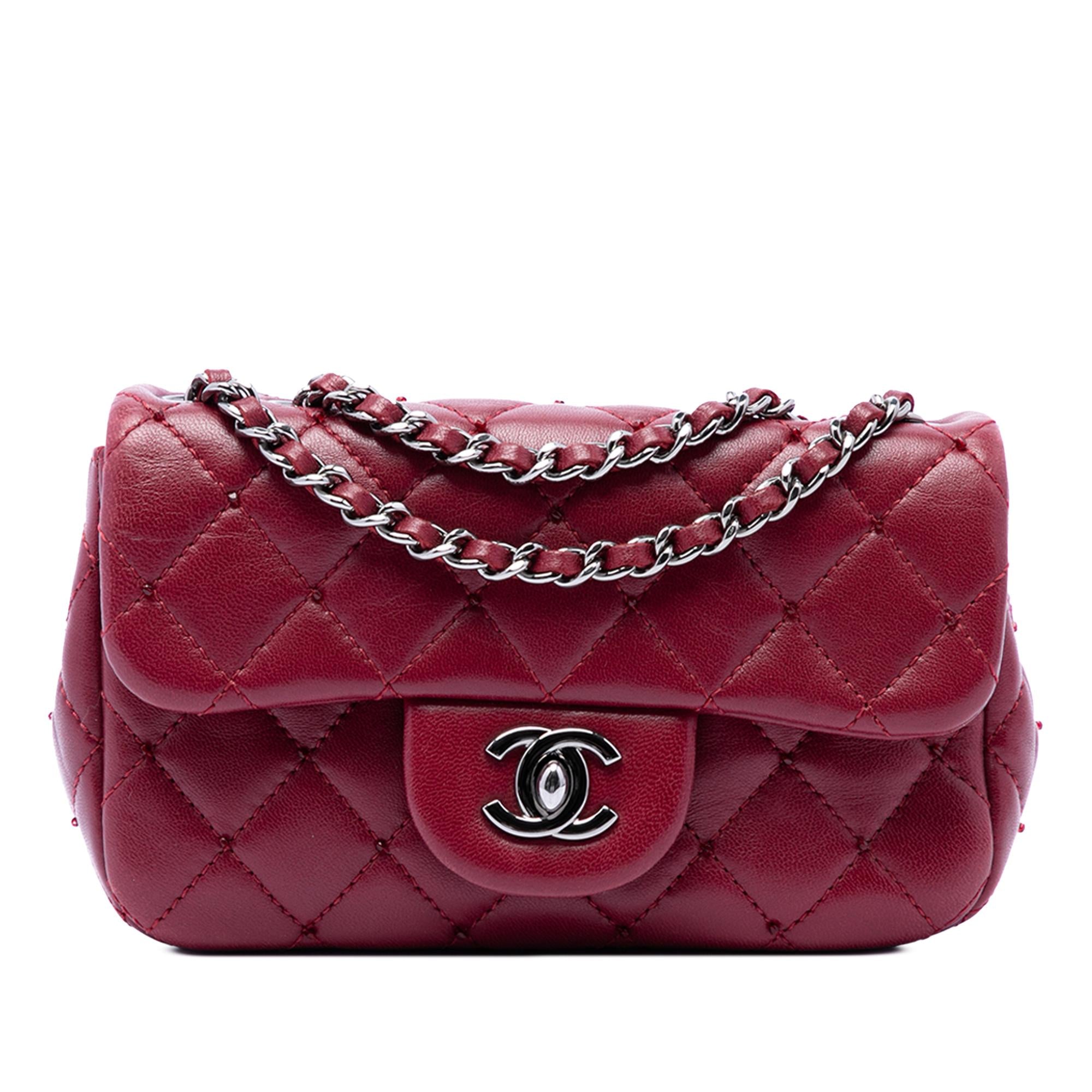Chanel Extra Mini Rectangular Classic Lambskin Single Flap
