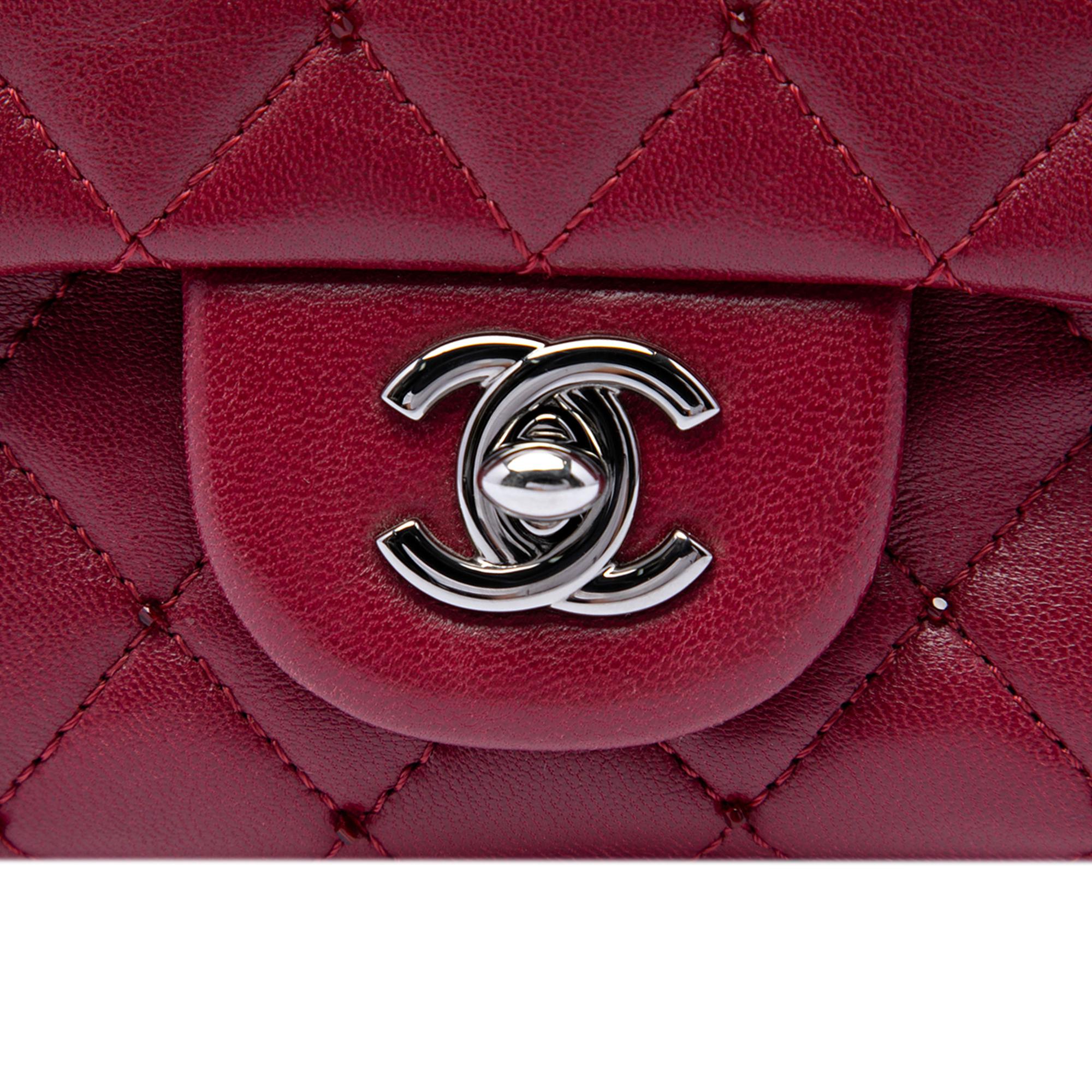 Chanel Extra Mini Rectangular Classic Lambskin Single Flap