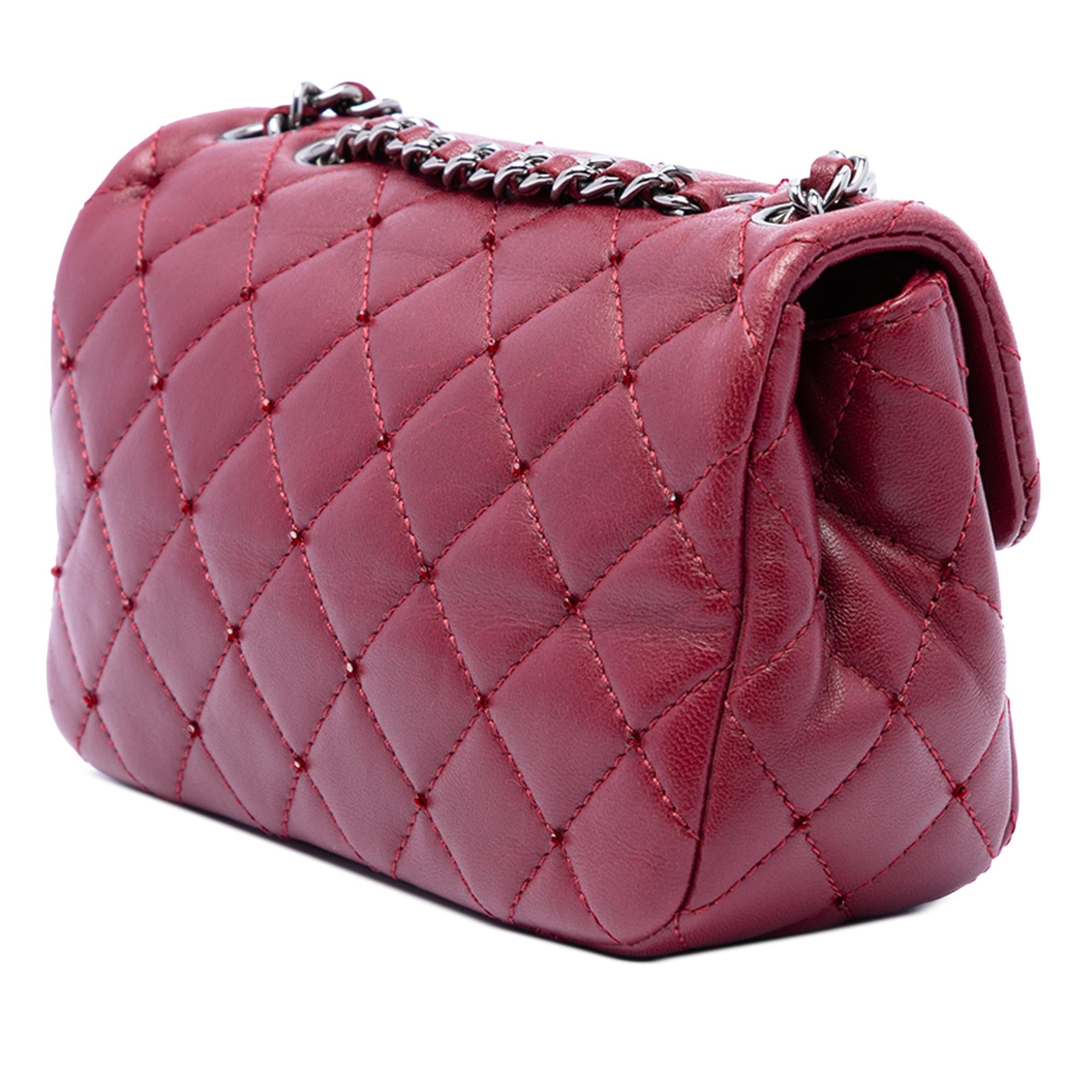 Chanel Extra Mini Rectangular Classic Lambskin Single Flap