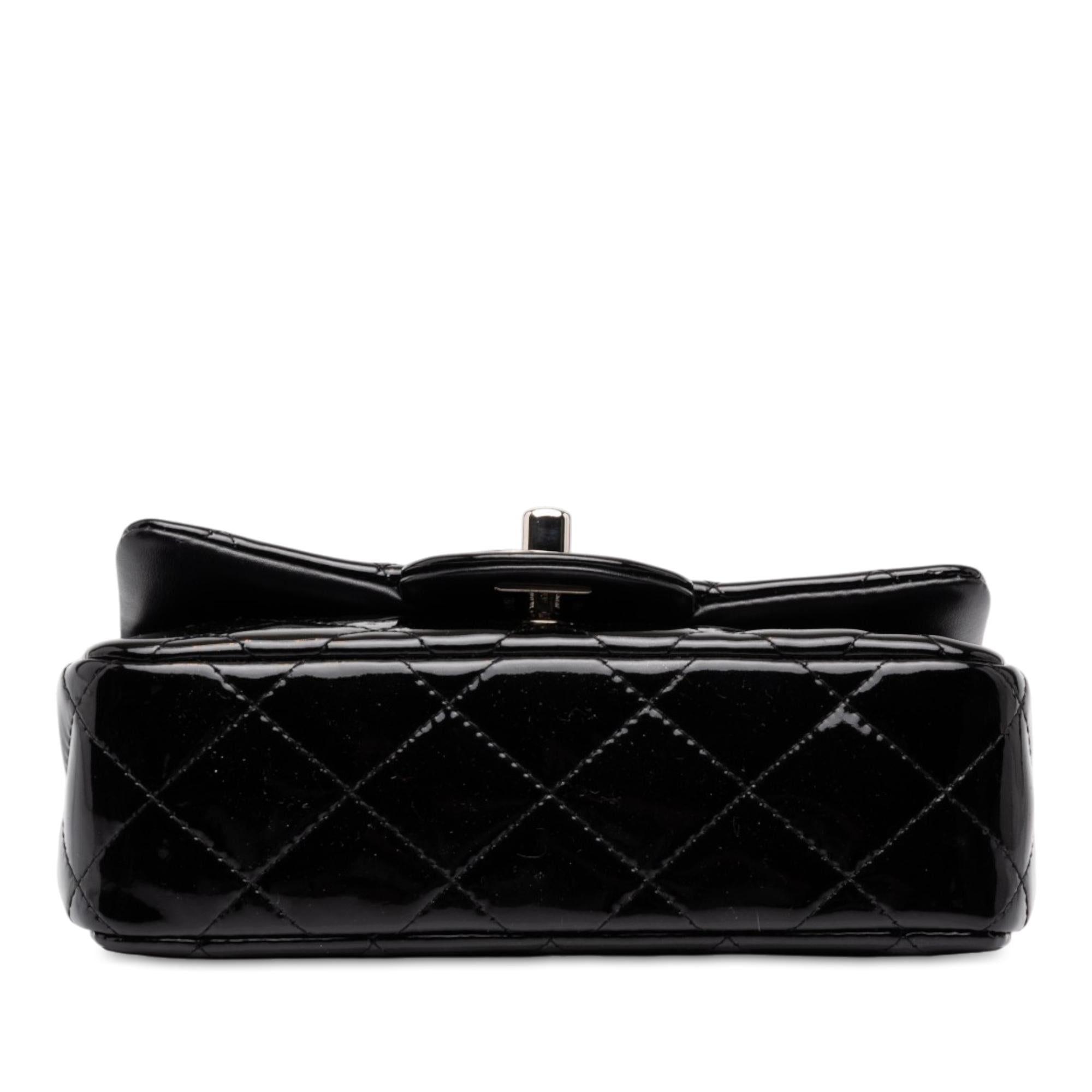 Chanel Extra Mini Rectangular Classic Patent Single Flap