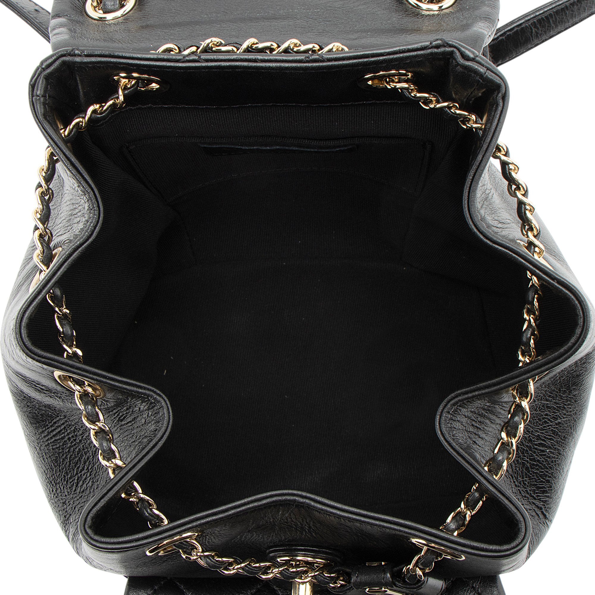 Chanel Glazed Calfskin Duma Small Backpack