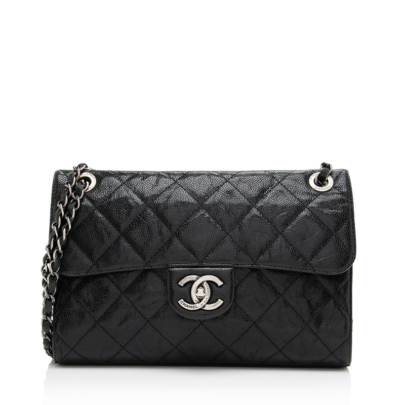 Chanel Caviar Quilted Medium Double Flap Bag Black