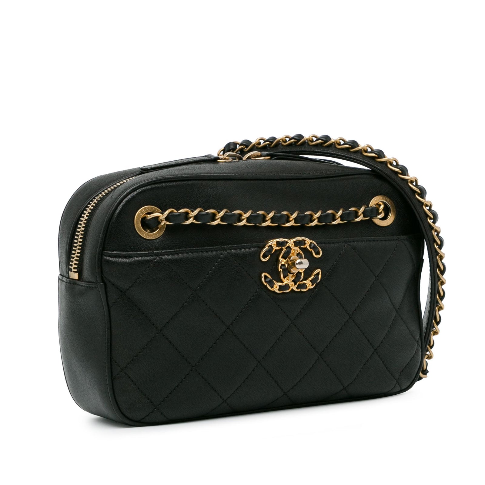 Chanel Goatskin 19 Camera Case SHG yHuBpW LuxeDH