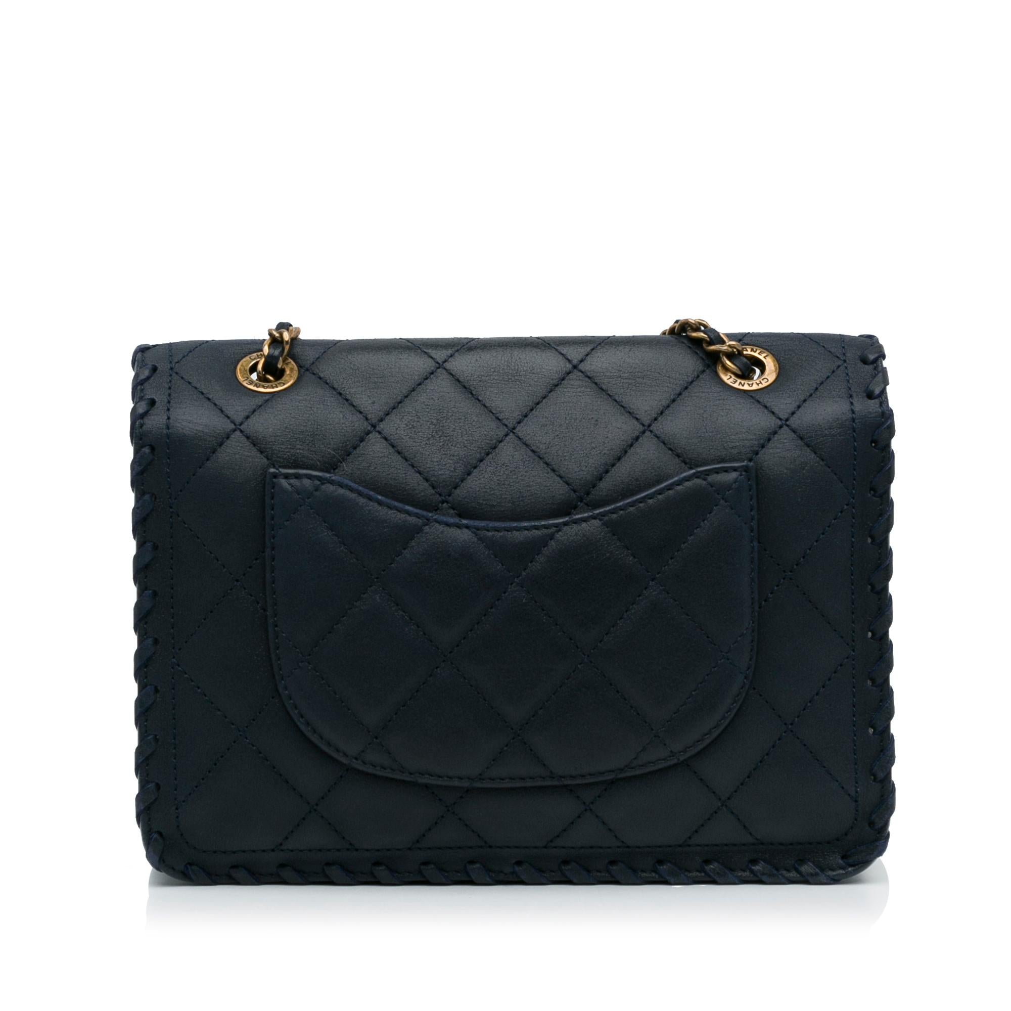 Chanel happy stitch flap bag sale