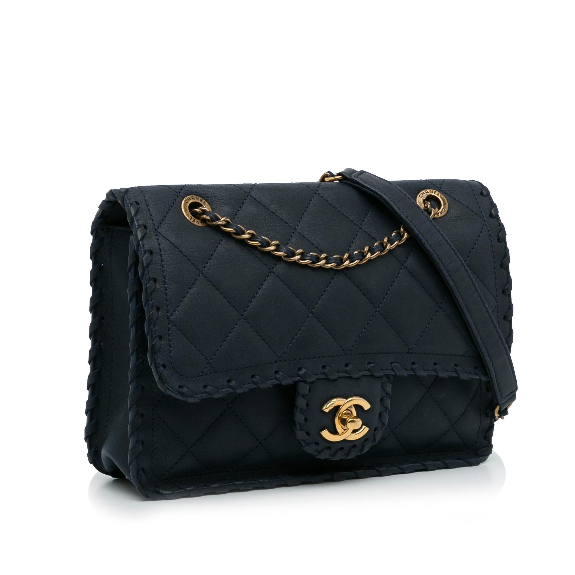 Happiness☆CHANEL☆ショルダーバッグ Chanel Happy Stitch Flap Bag (SHG-NgJFyu)
