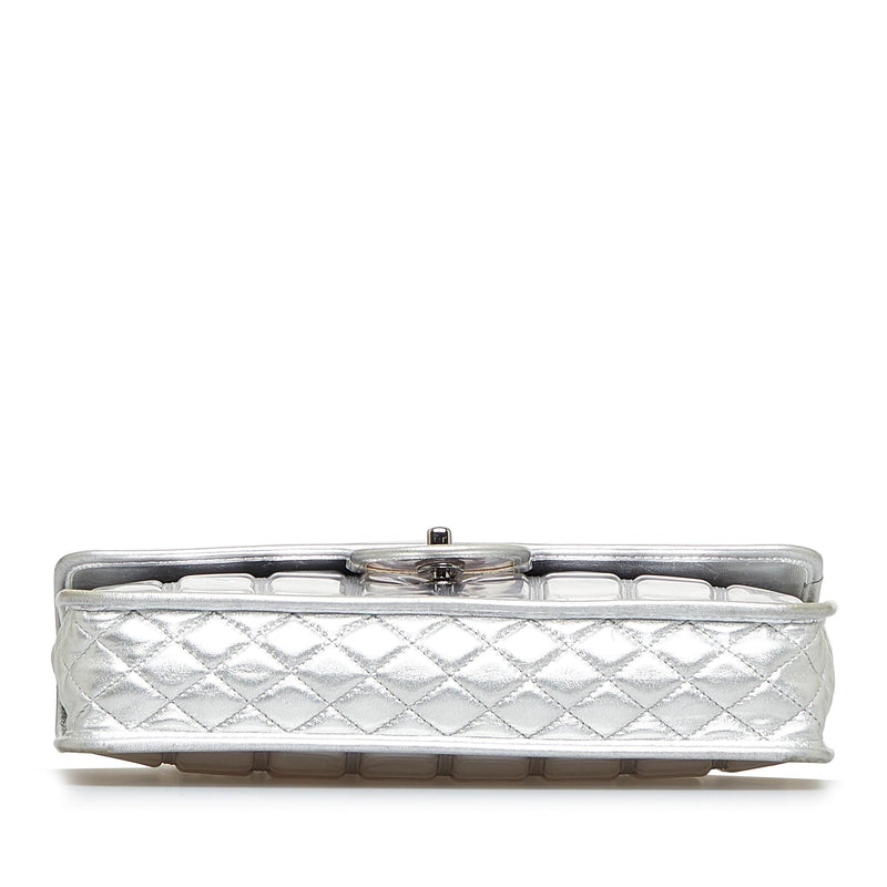 Chanel - Black Quilted Leather Ice Cube Clutch