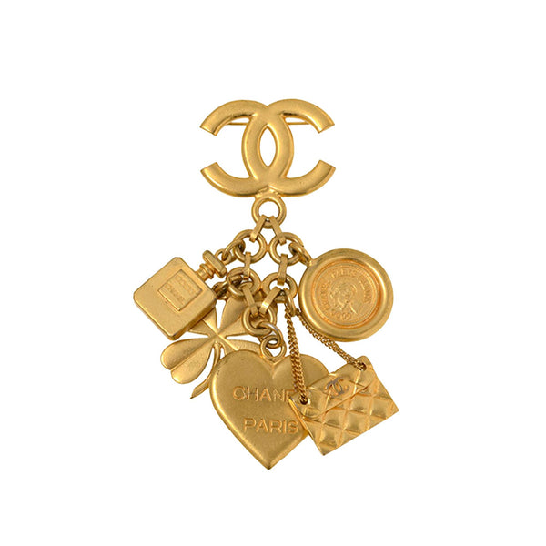 Chanel Icon Charms Pin Brooch (SHG-USIZCH)