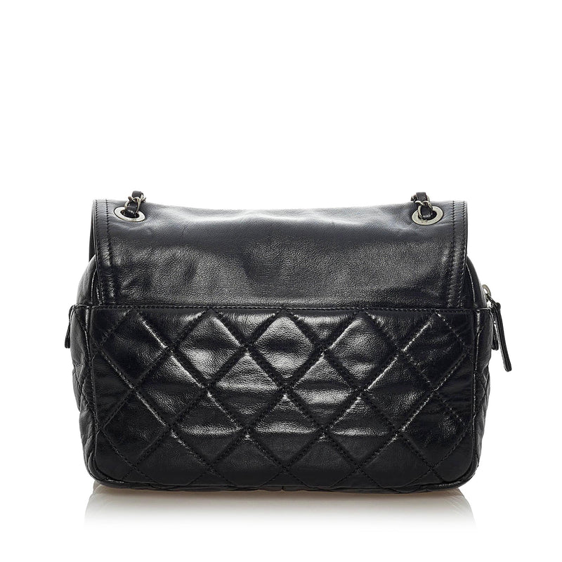 Chanel In The Mix Zip Flap Leather Crossbody Bag (SHG-34482)