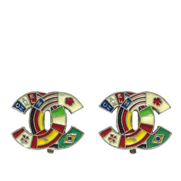 Chanel International Flags Clip On Earrings (SHG-BX7fJa)
