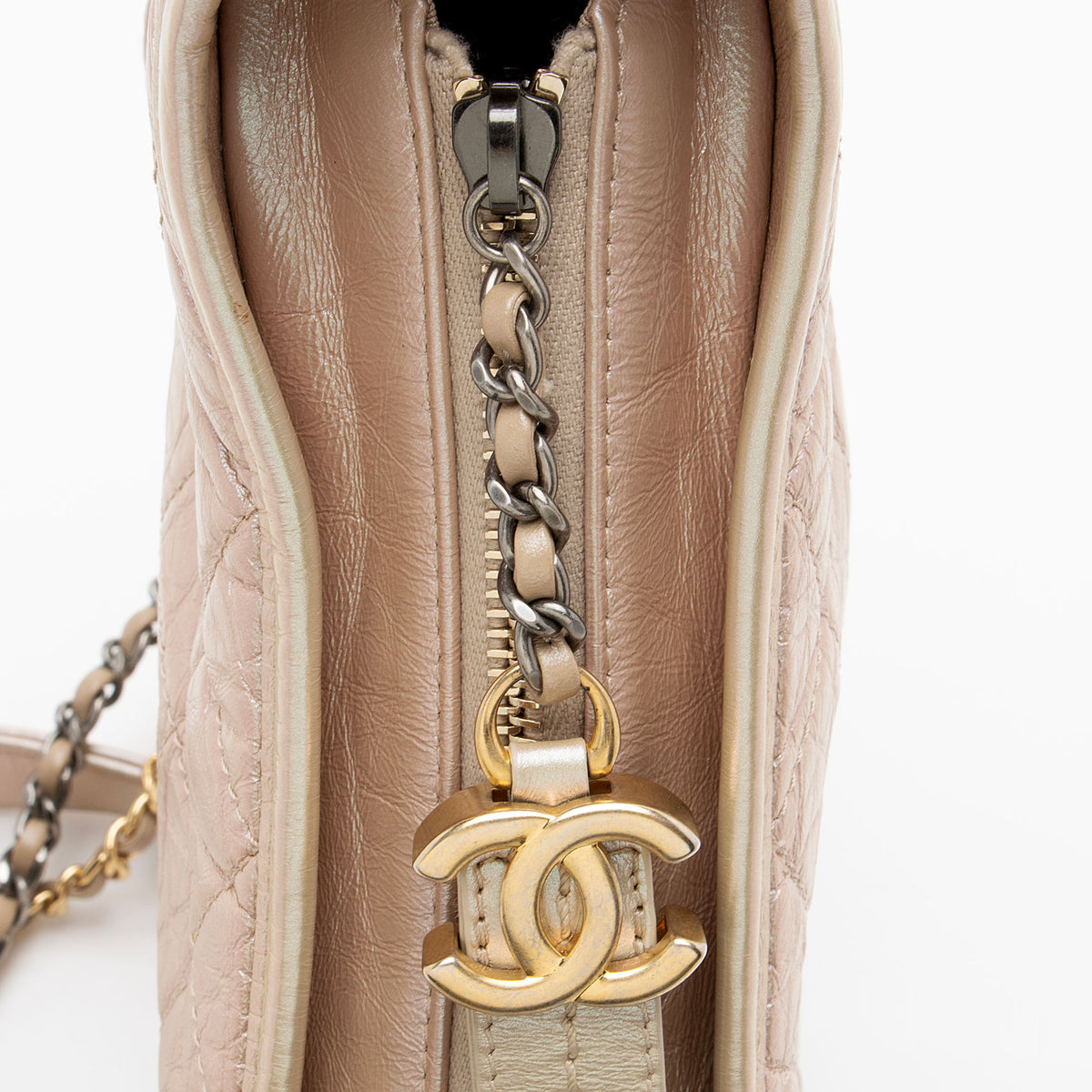 Chanel Iridescent Aged Calfskin Gabrielle Small Hobo