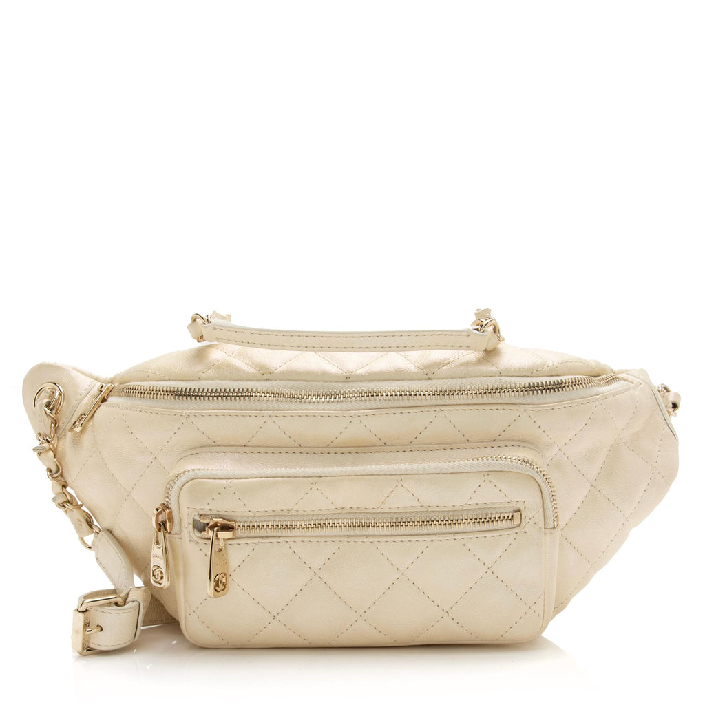 Chanel Iridescent Calfskin All About Waist Belt Bag (SHF-23914) – LuxeDH