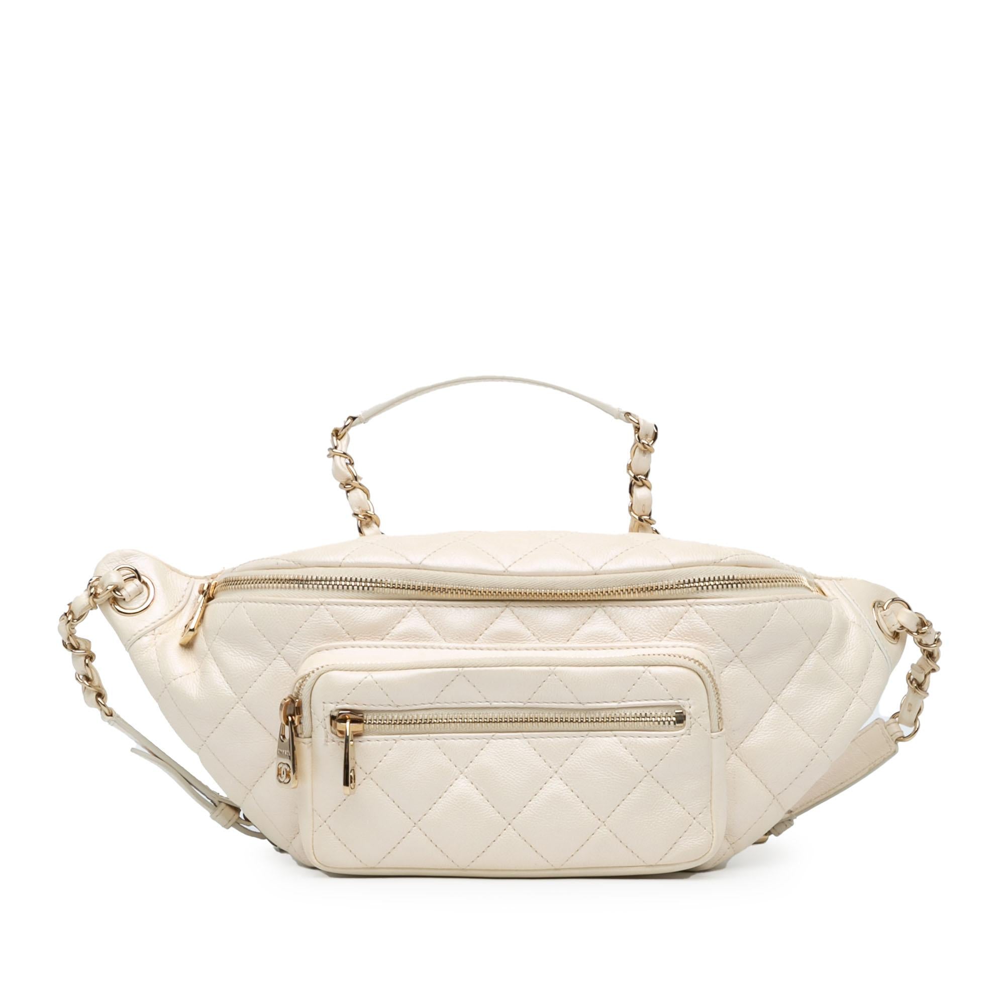 Chanel Iridescent Calfskin All About Waist Belt Bag (SHG-xaC9Pc)