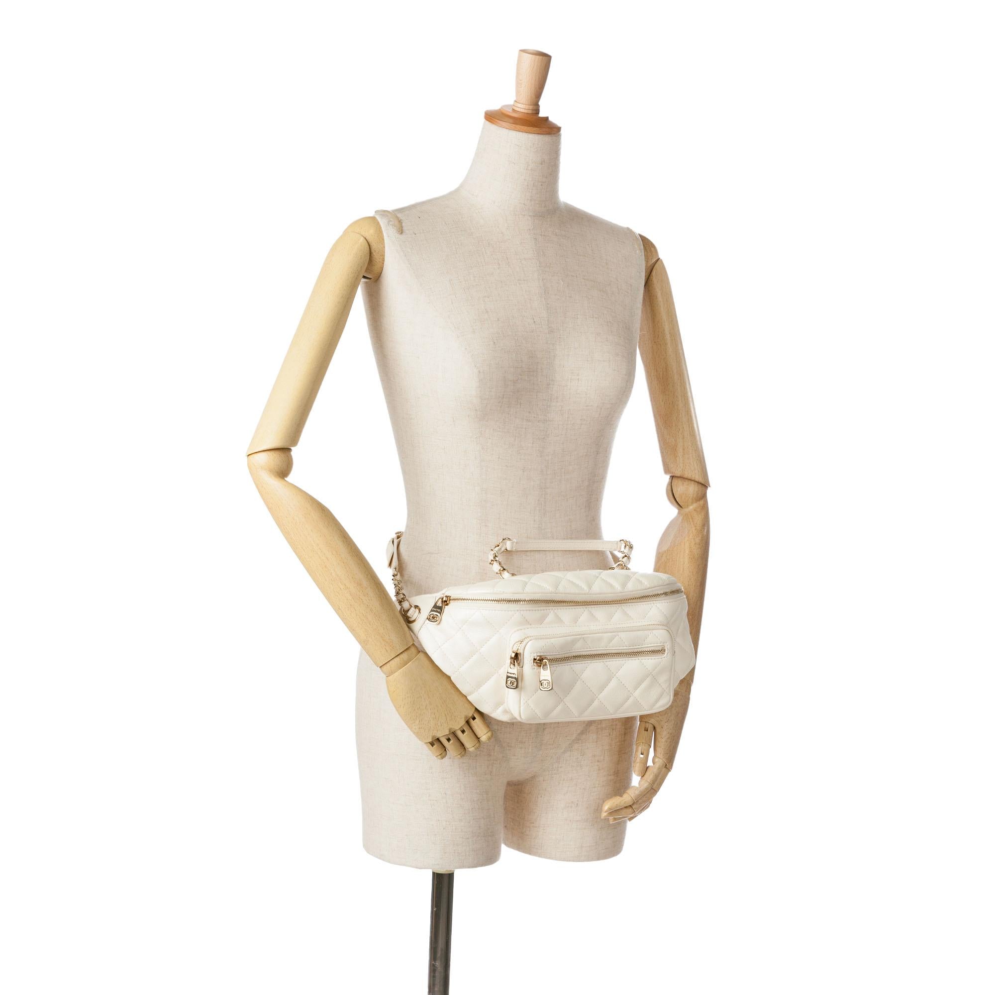 Chanel Iridescent Calfskin All About Waist Belt Bag (SHG-xaC9Pc)