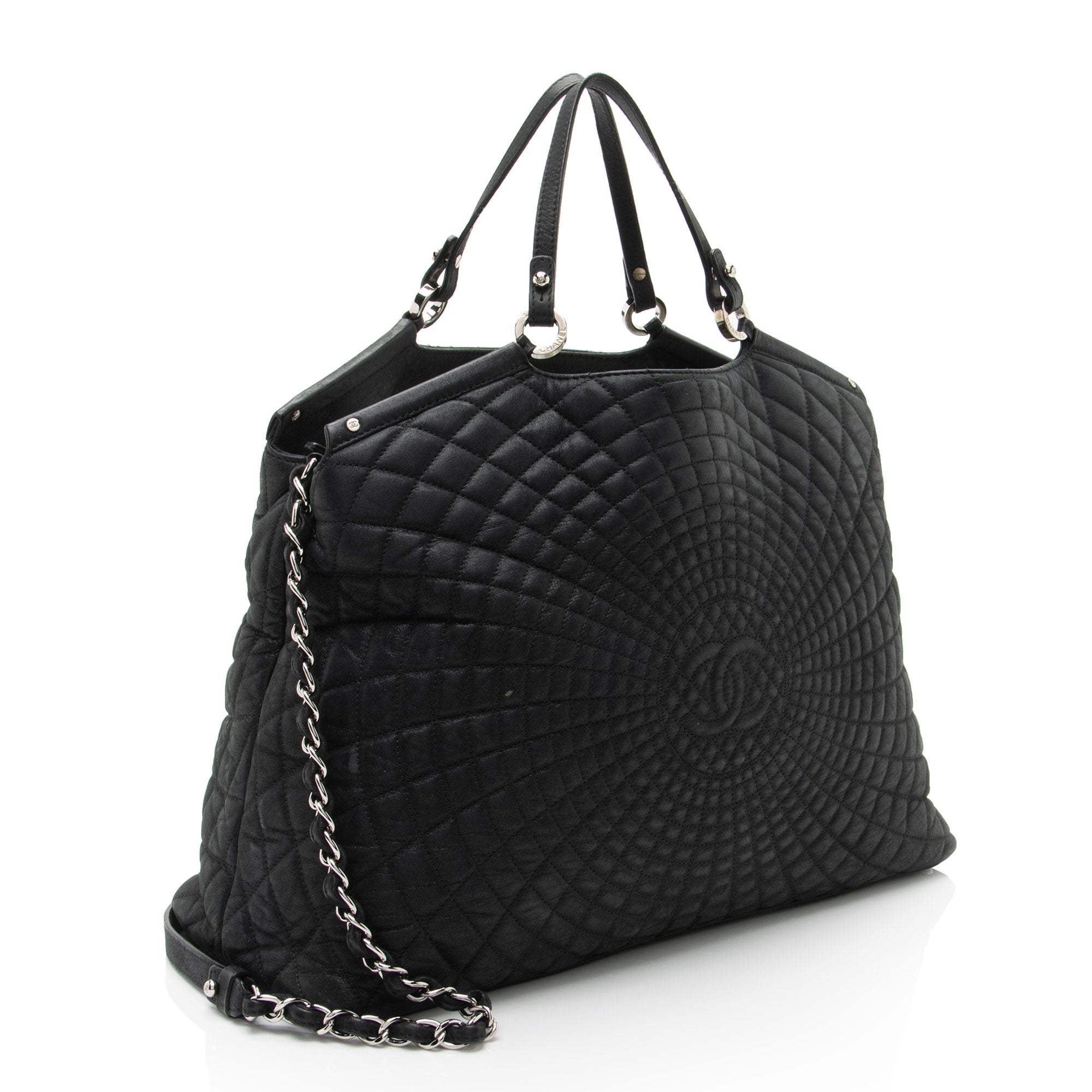 Chanel Iridescent Calfskin Leather Sea Hit Large Tote