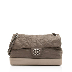 Chanel Iridescent Brown in The Mix Quilted Tote