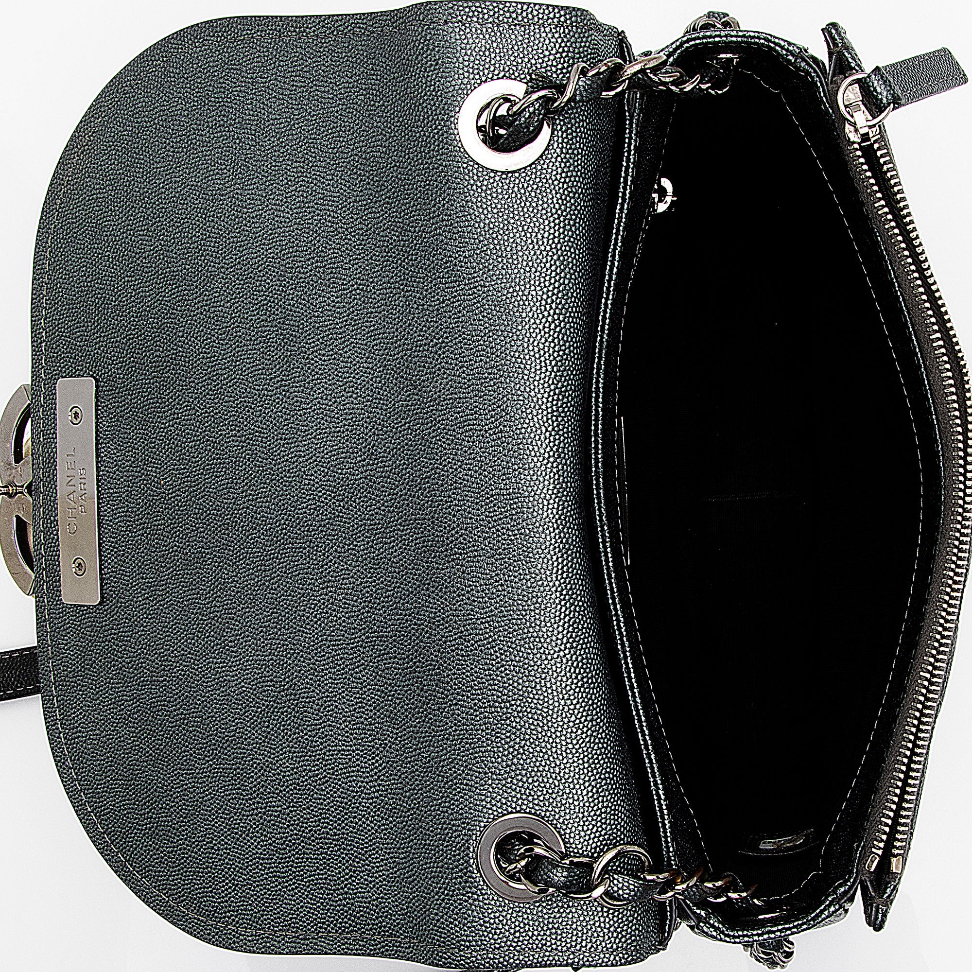 Chanel Iridescent Caviar Coco Curve Medium Shoulder Bag (SHF-jWQh7j)