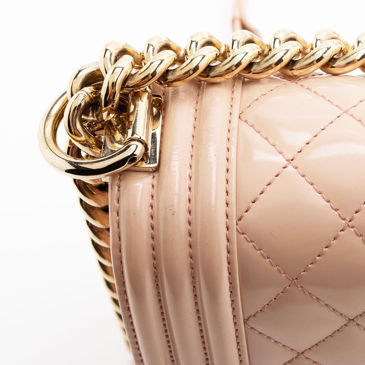 Chanel Iridescent Glazed Calfskin Old Medium Boy Bag