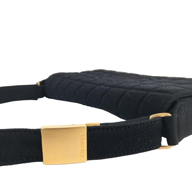 Chanel Jersey Knit Chocolate Bar Flap (SHG-Vk1C4m)
