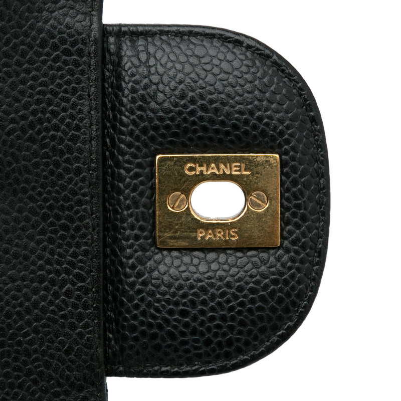 Chanel Jumbo Classic Caviar Double Flap (SHG-KP2qbj)