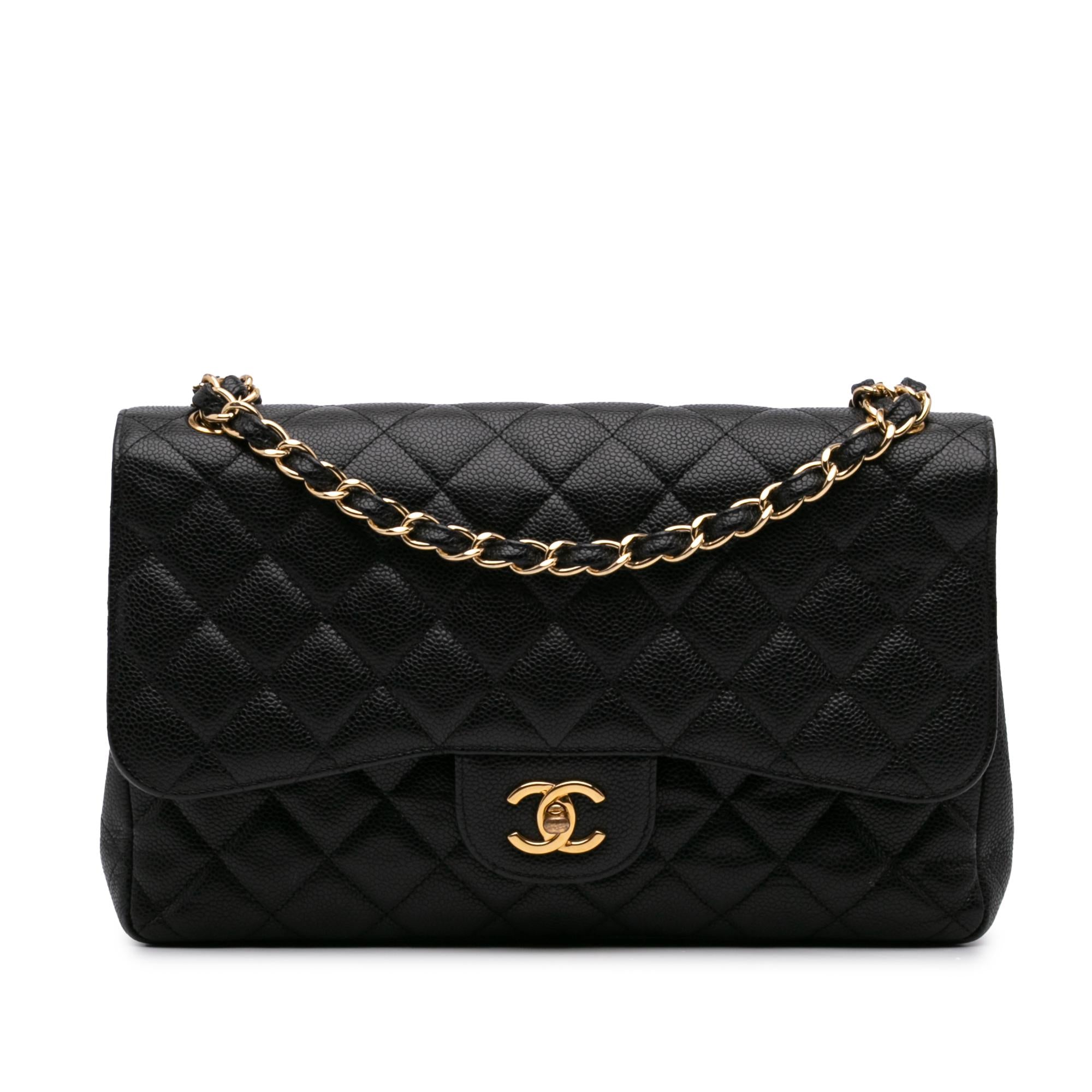 Chanel Jumbo Classic Caviar Double Flap