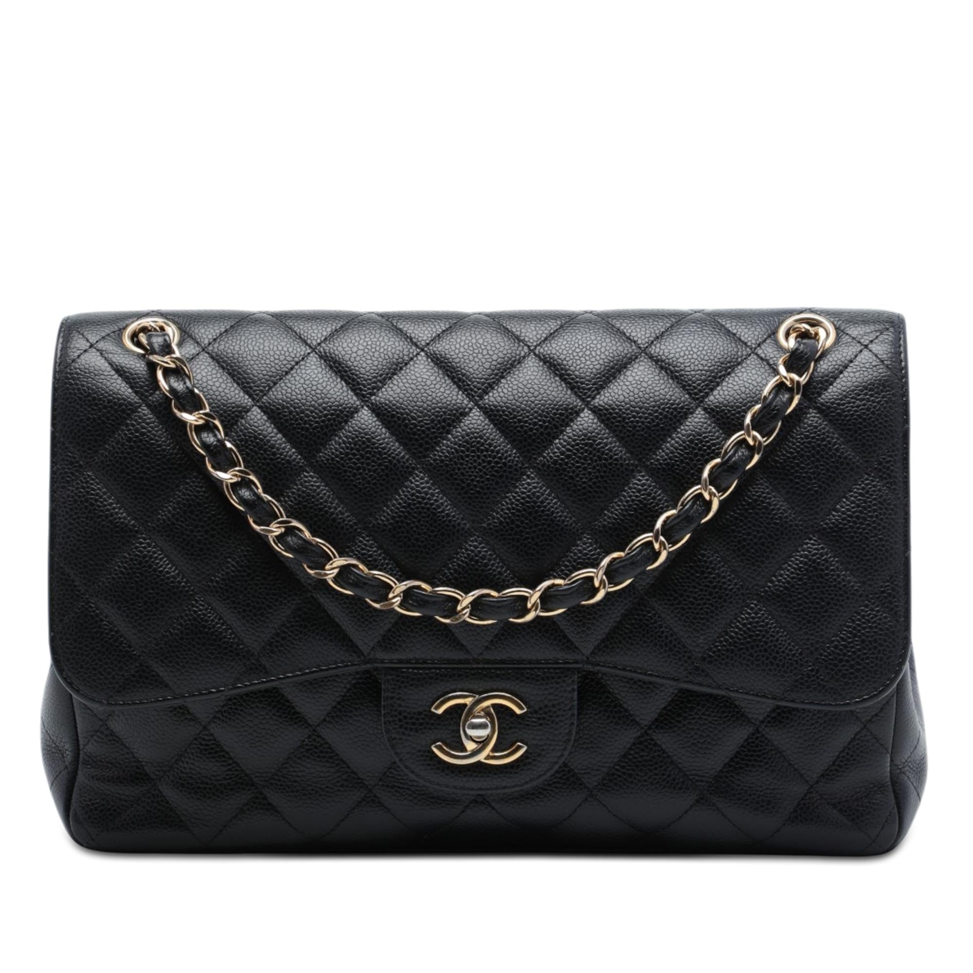 Chanel Jumbo Classic Caviar Double Flap