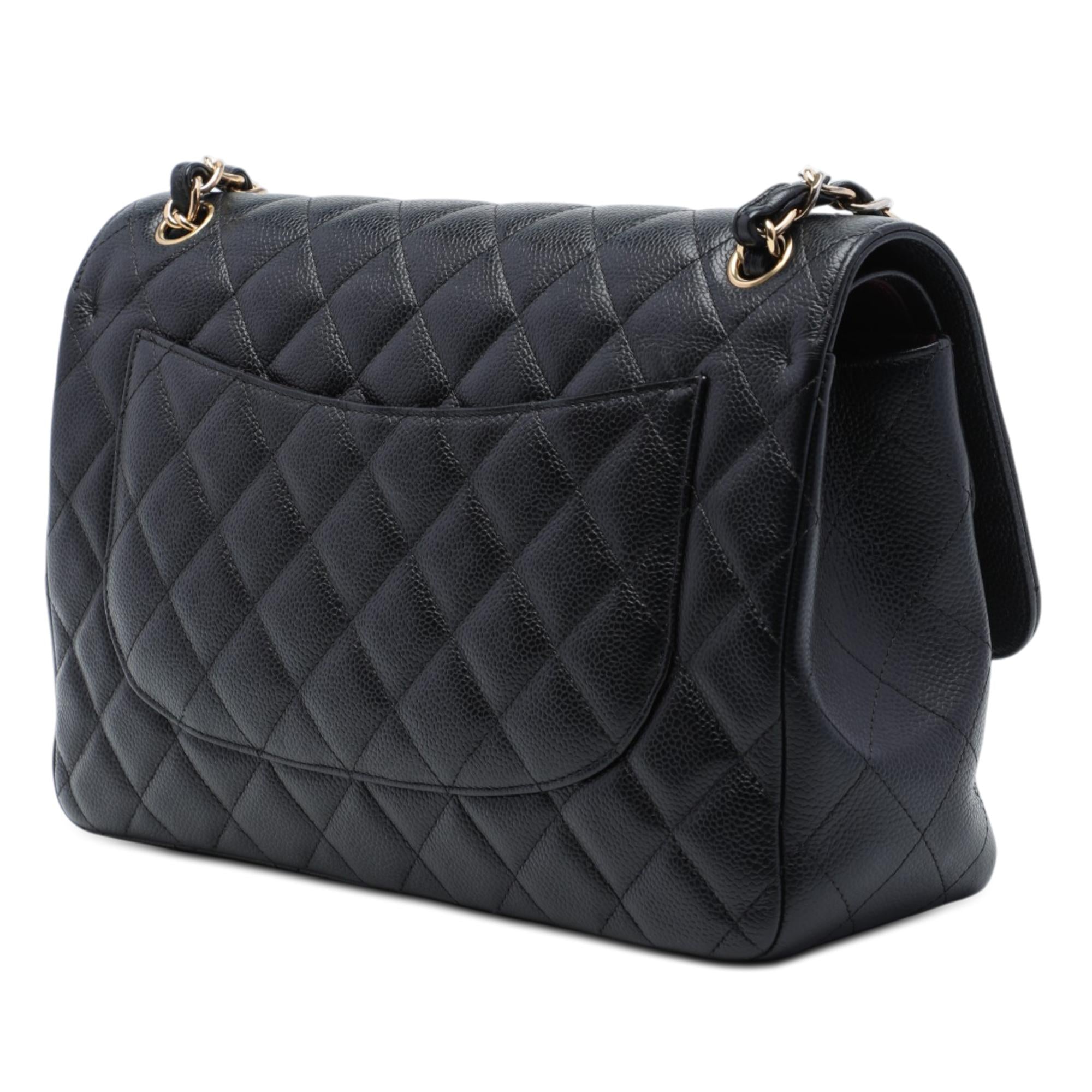 Chanel Jumbo Classic Caviar Double Flap