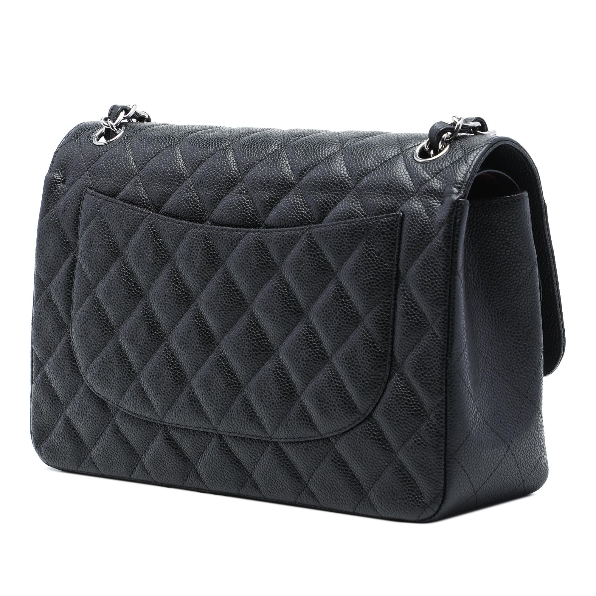 Chanel Jumbo Classic Caviar Double Flap