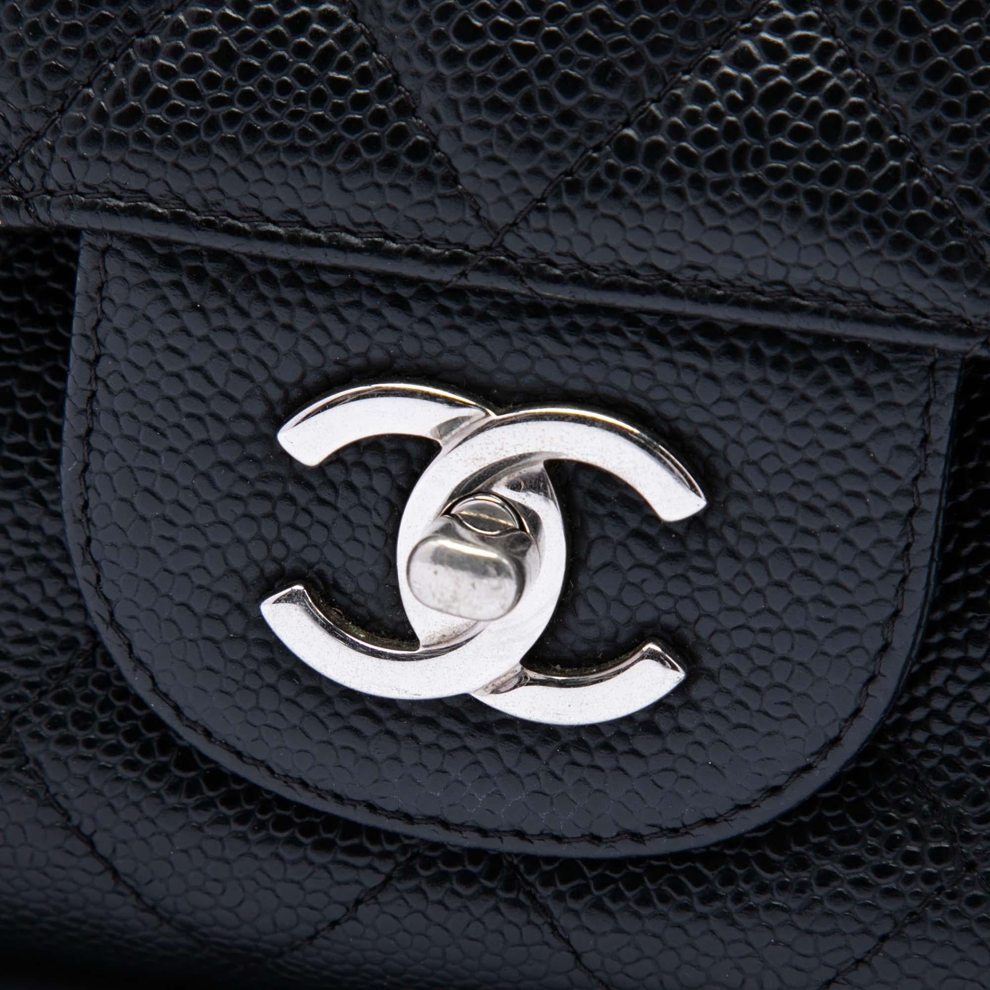 Chanel Jumbo Classic Caviar Double Flap