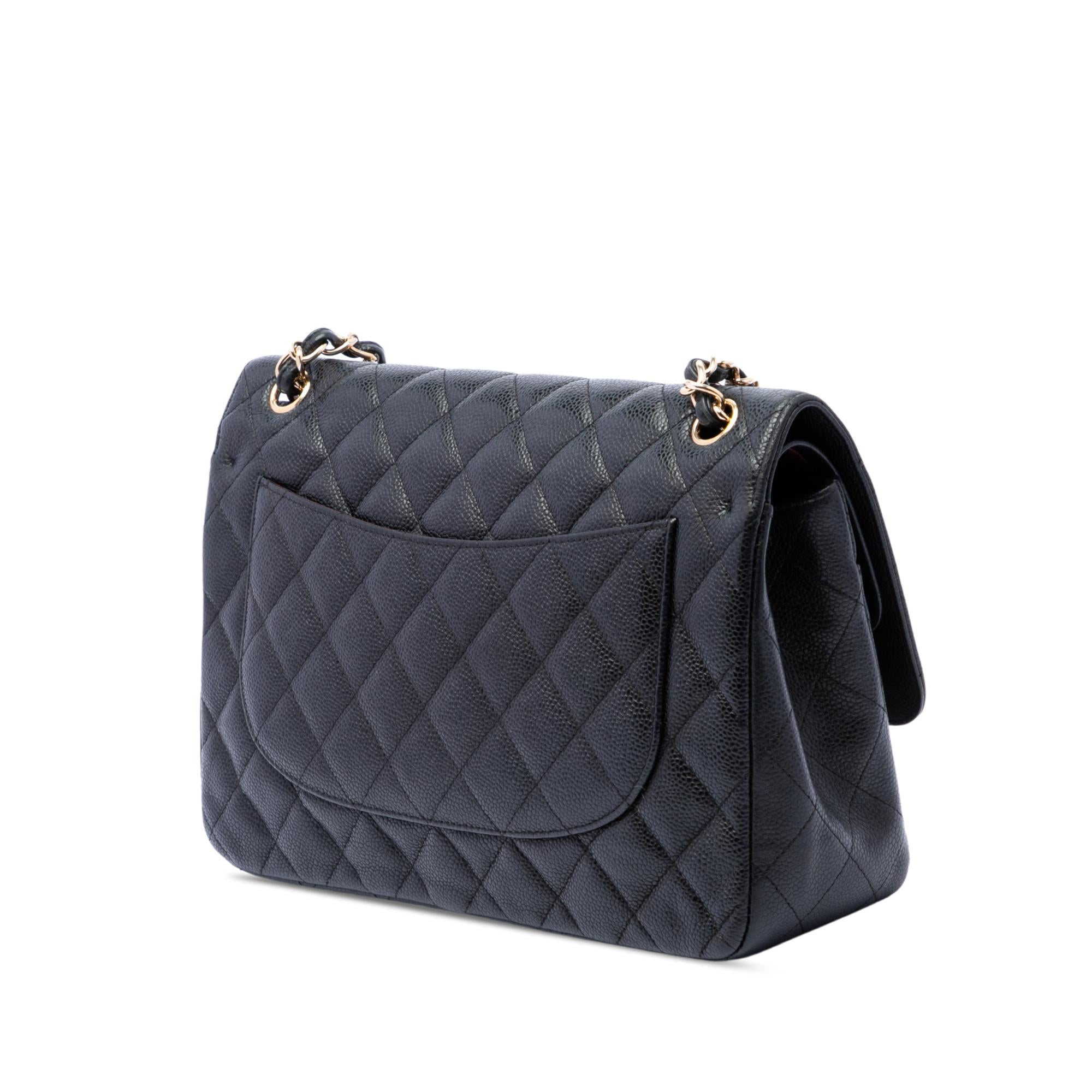 Chanel Jumbo Classic Caviar Double Flap