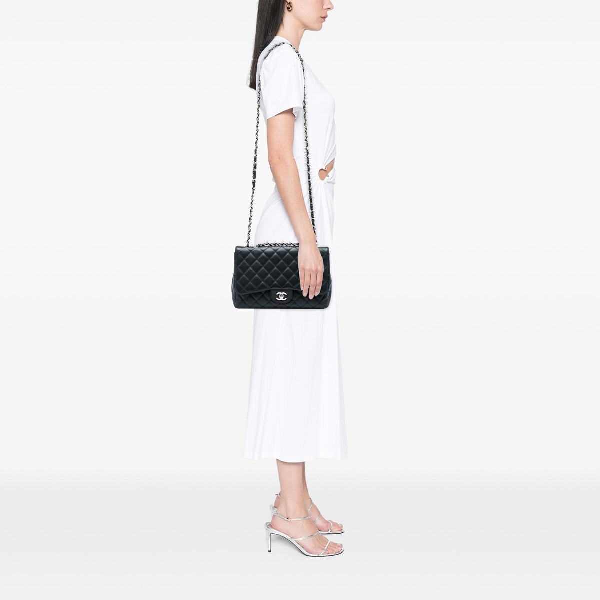 Chanel Jumbo Classic Caviar Single Flap