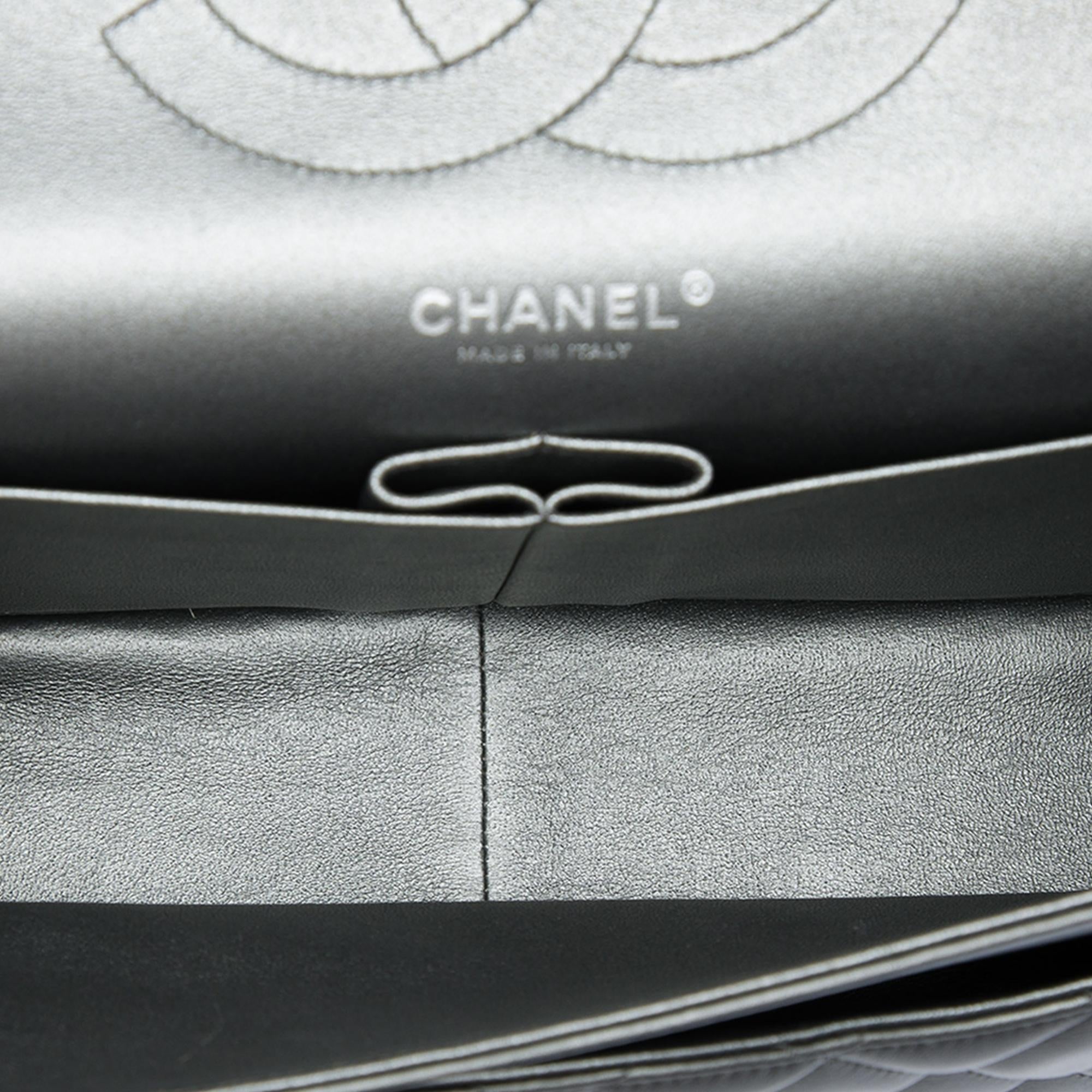 Chanel Jumbo Classic Metallic Lambskin Double Flap