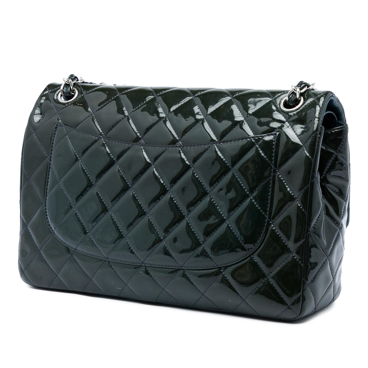 Chanel Jumbo Classic Patent Double Flap