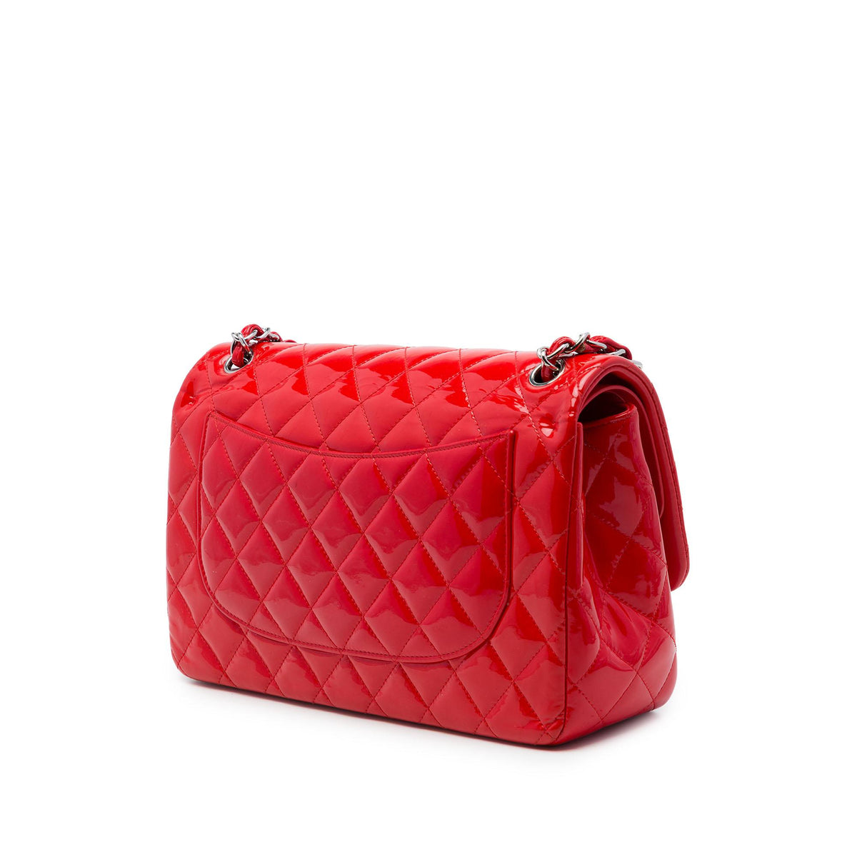 Chanel Jumbo Classic Patent Double Flap