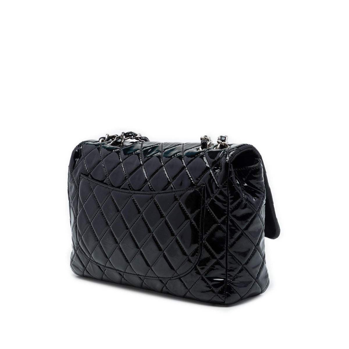 Chanel Jumbo Classic Patent Single Flap