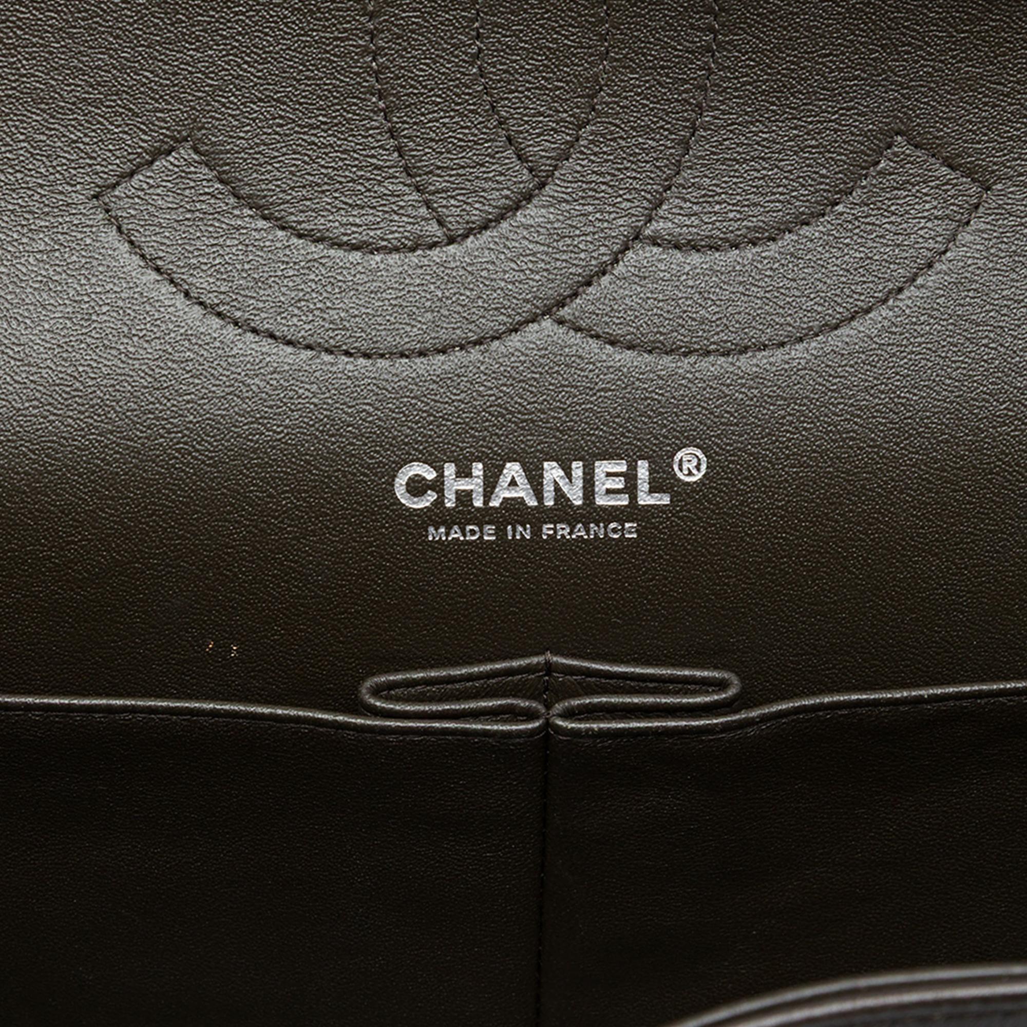Chanel Jumbo Classic Tricolor Lambskin Double Flap